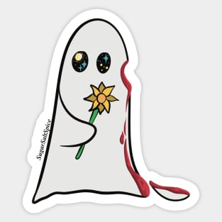 Van Gogh Ghost Sticker